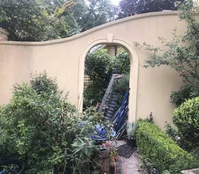 Exterior cleaning after