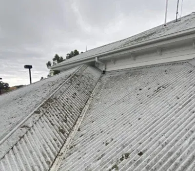 roof washing before image