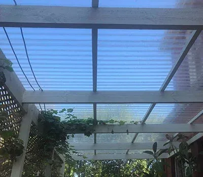 Roof cleaning after image