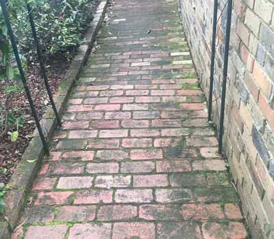 pressure washing before