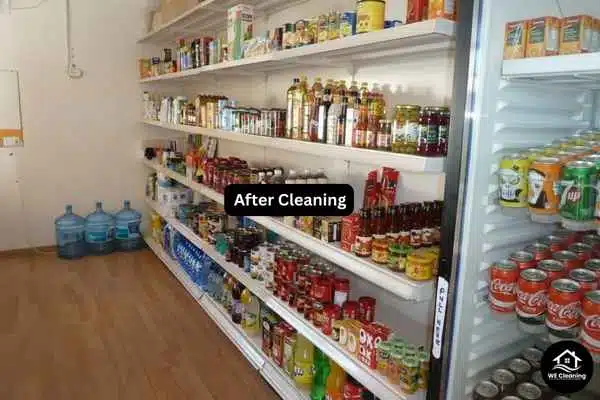 Fuengirola minimarket after cleaning Fuengirola minimarket after cleaning
