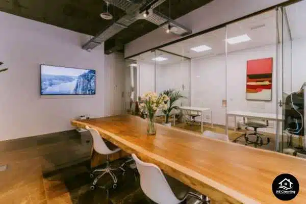Marbella coworking space after cleaning Marbella coworking space after cleaning