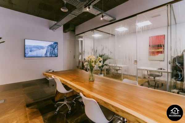 Marbella coworking space before cleaning