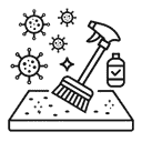 Dust & Mold Cleaning Icon