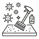Dust & Mold Cleaning Icon