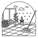 Patio & Outdoor Care Icon