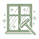 Window Cleaning Icon